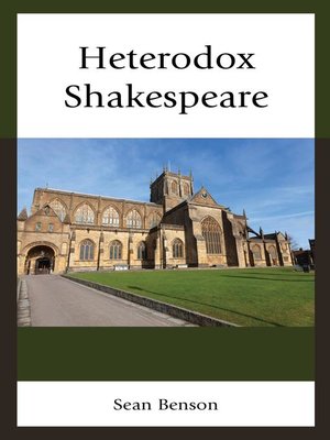 cover image of Heterodox Shakespeare